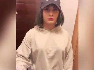 ASHEMALETUBE @ Walking And Flashing In Public While Being Perceived As Promiscuous