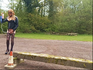 XHAMSTER @ A Transgender Person Exposes Their Genitals In Public And Ejaculates